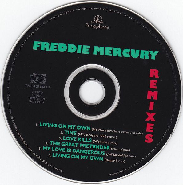 Freddie Mercury – Remixes