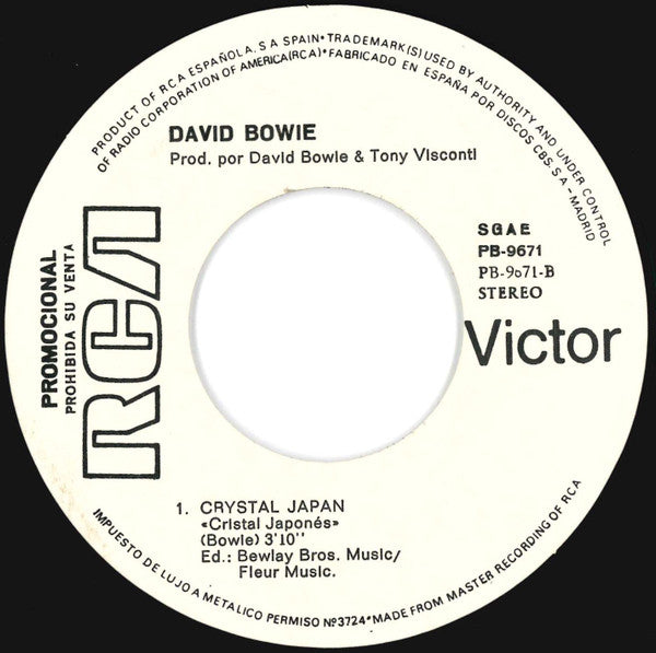 David Bowie – Up The Hill Backwards = Subir A La Colina De Espaldas