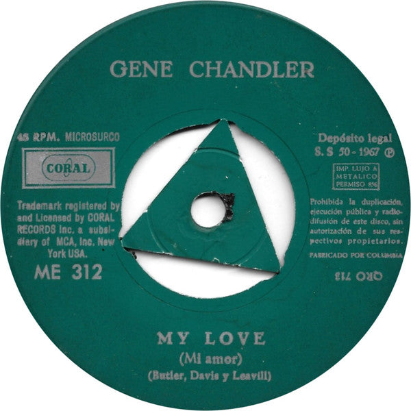 Gene Chandler – The Girl Don't Care / My Love