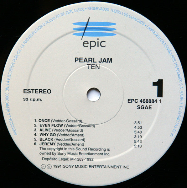 Pearl Jam – Ten